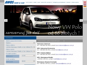 Wynajem aut bez limitu kilometrów w Balicach